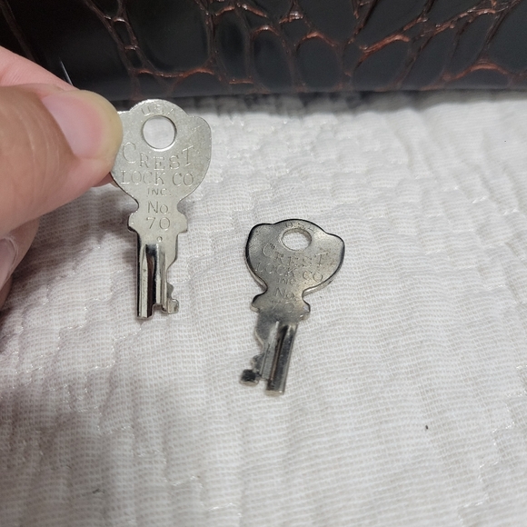 Vintage Leather Alligator Croc Embossed Doctor Bag - Picture 8 of 8